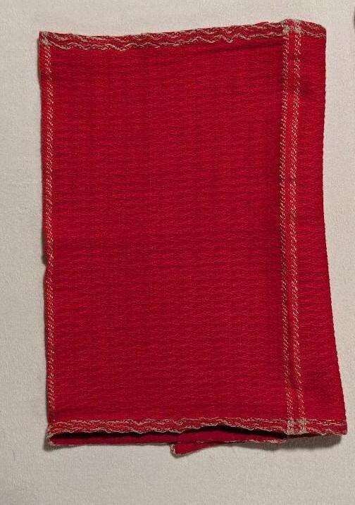 Lappi håndkle rød cottolin
