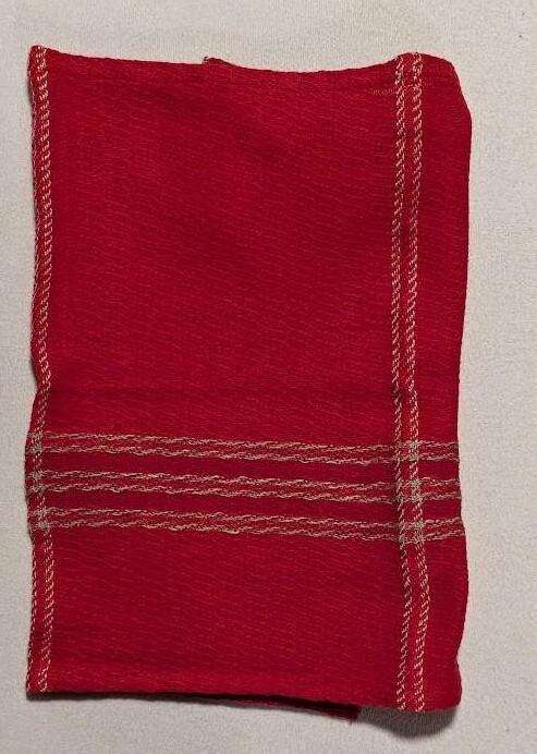 Lappi håndkle rød cottolin