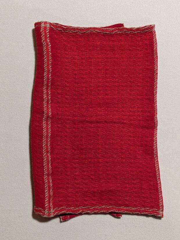 Lappi håndkle rød lin
