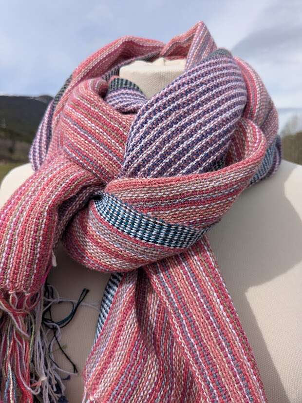 Soltoppen gammelrosa ull