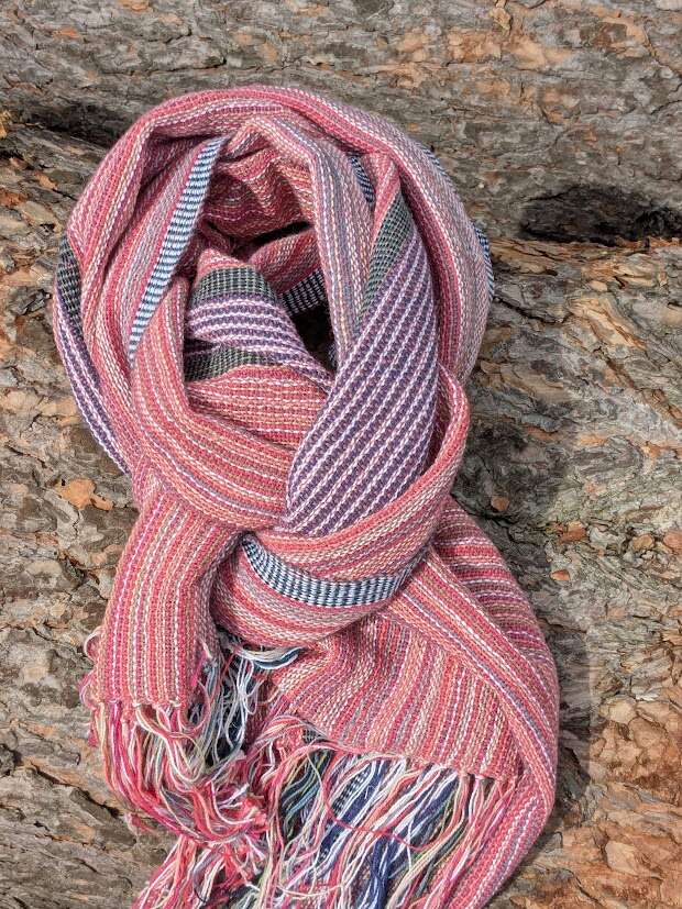 Soltoppen gammelrosa ull
